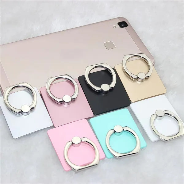 Phone Ring Holder W/ Metal Finger Grip