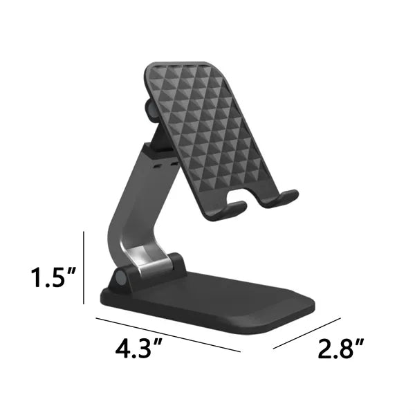 Adjustable Desktop Phone Stand W/ Foldable Dual Axis