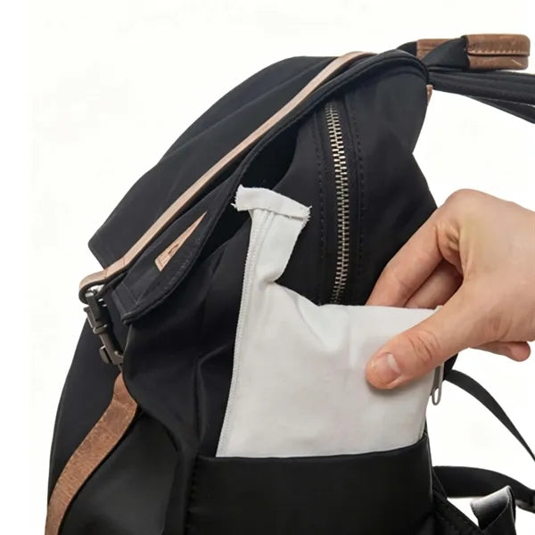 6oz Zipper Folding Canvas Tote Bag