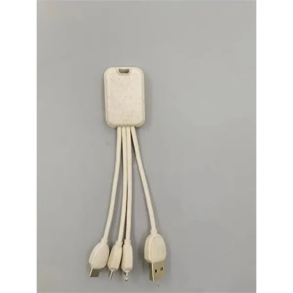 Eco Wheat Straw 4 in 1 Charging Cable