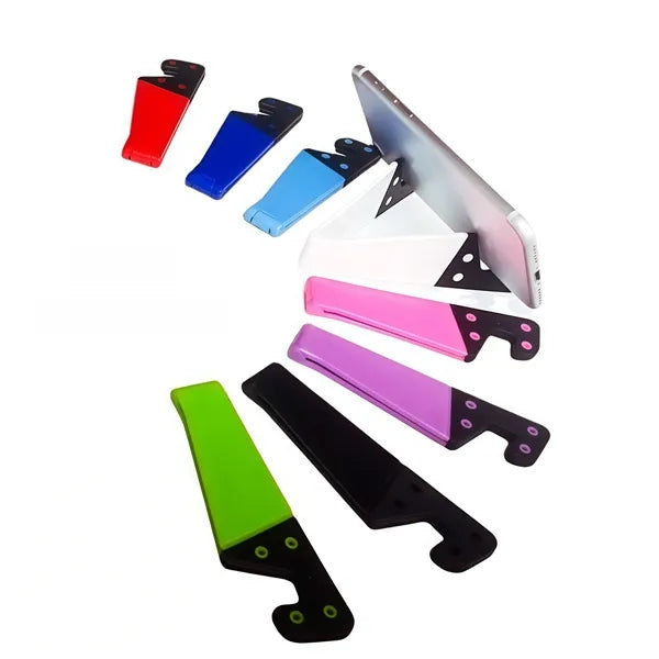 Foldable V-Shape Desktop Stand For Phones And Tablets