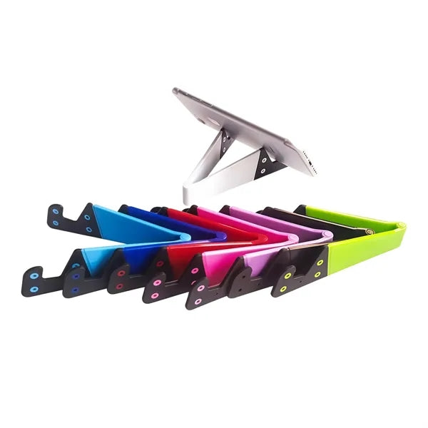Foldable V-Shape Desktop Stand For Phones And Tablets