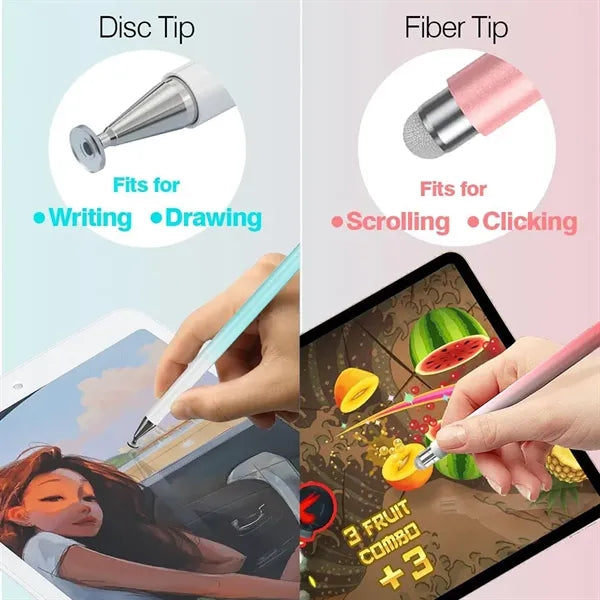 2-in-1 Capacitive Drawing Writing Stylus Pen
