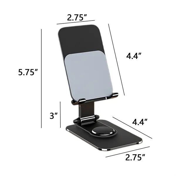 Foldable Rotating Metal Phone Stand