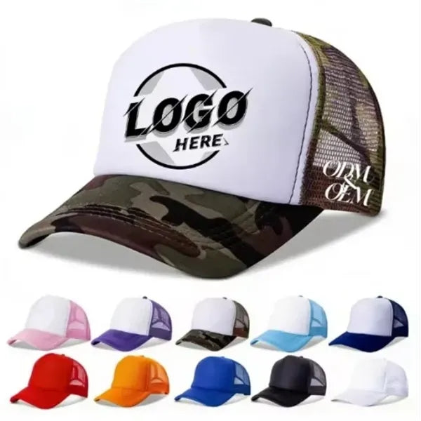 Sponge Mesh Baseball Hat,Duckbill Snapback Cap