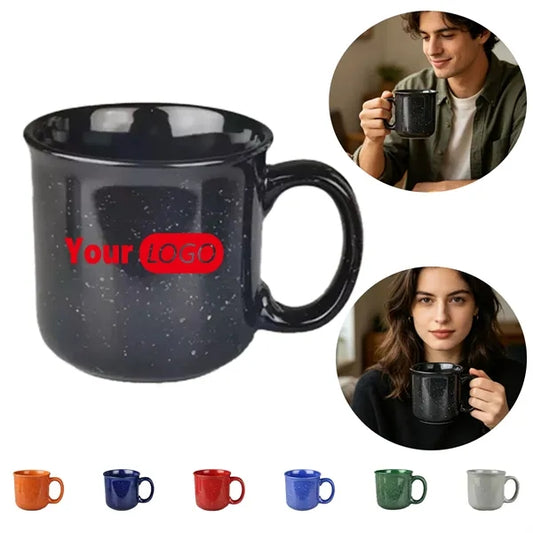 Spray Dot Imitation Enamel Cup