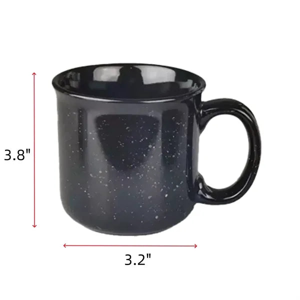 Spray Dot Imitation Enamel Cup