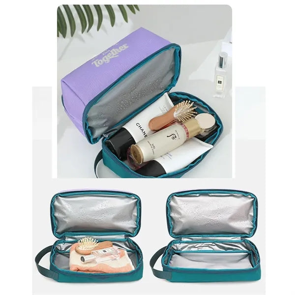 Toiletry Oxford Dry Wet Separation Cosmetic Bag