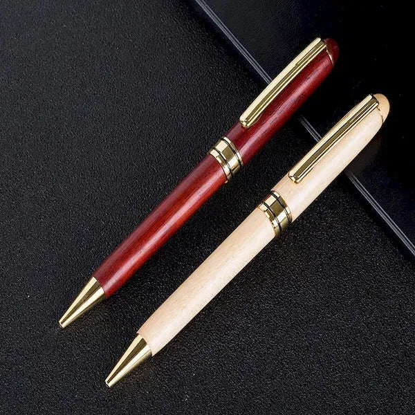 Bamboo Ballpoint Pen with Flip Gift Box
