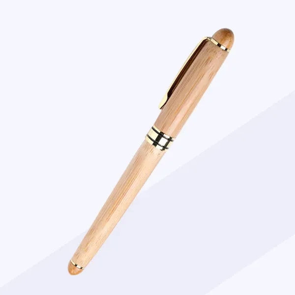 Bamboo Ballpoint Pen with Flip Gift Box