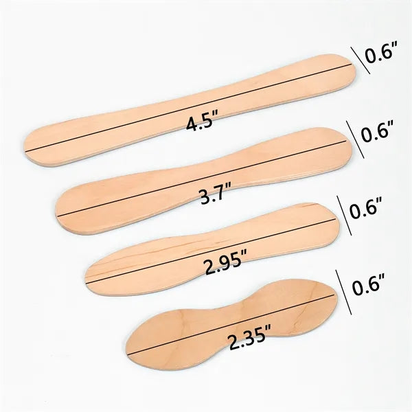 Birch Wood Ice Cream Spoon For Food Service
