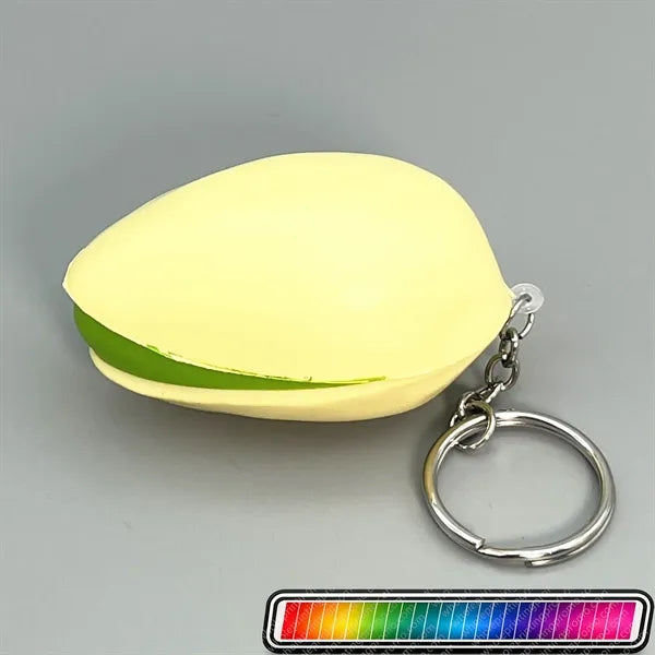 Pistachio Stress Ball Keychain