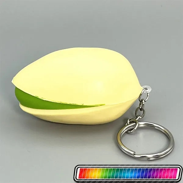 Pistachio Stress Ball Keychain