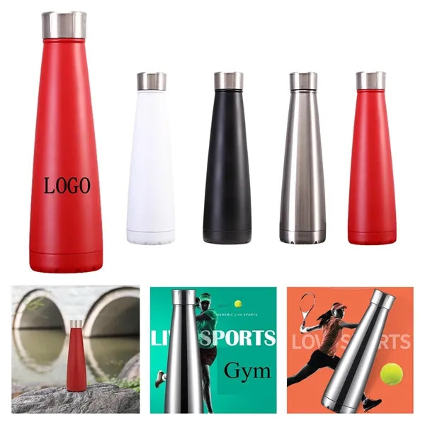 New Pyramid Stainless Steel Outdoor Sports Thermos Bottle