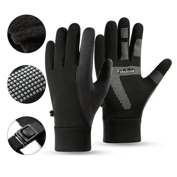 Autumn/Winter Cold-Proof Sports Gloves, Full-Finger