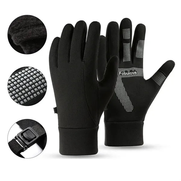 Autumn/Winter Cold-Proof Sports Gloves, Full-Finger