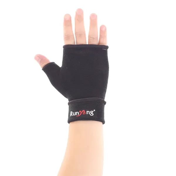 Cross-border outdoor hiking sun protection half-finger glove