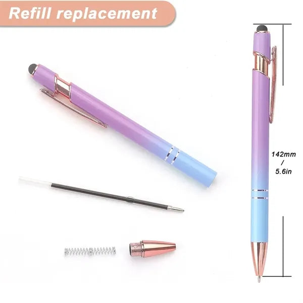 Retractable Ballpoint Capacitive Touch Screen Stylus Pen