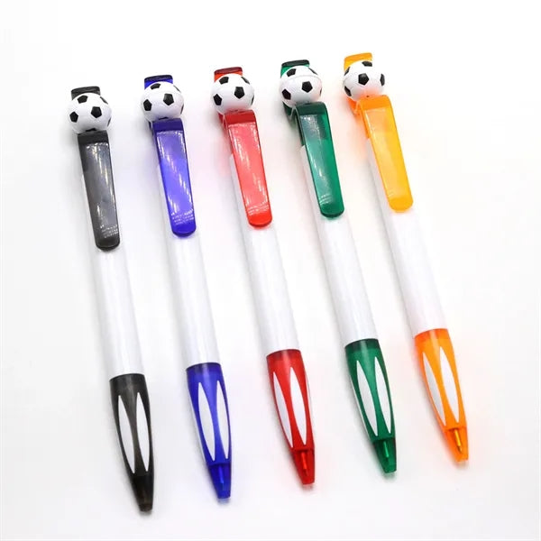 Soccer Ball Top Ballpoint Pens