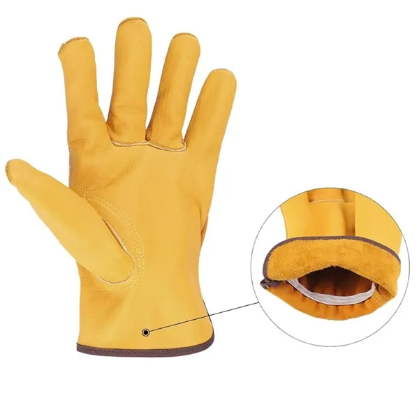Cowhide Leather Work Gloves