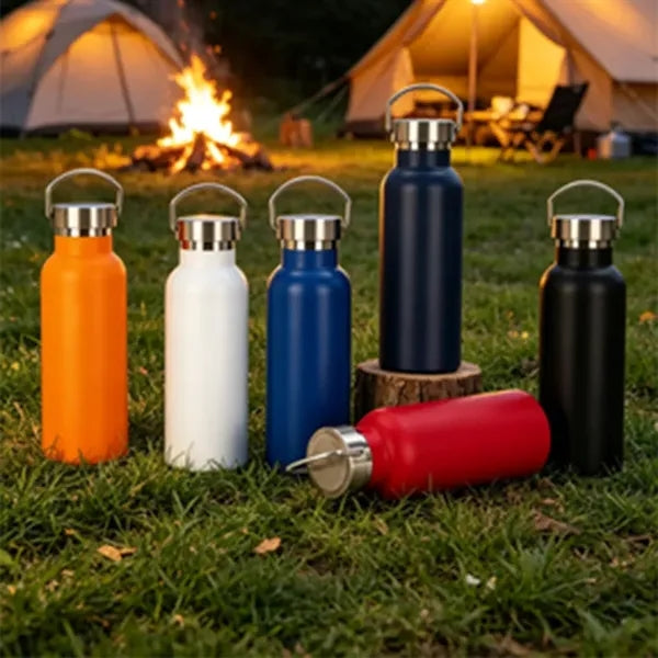 17 Oz Stainless Steel Wide-Mouth Bottle