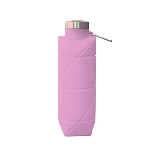 Portable Silicone Diamond Foldable Outdoor Water Bottle