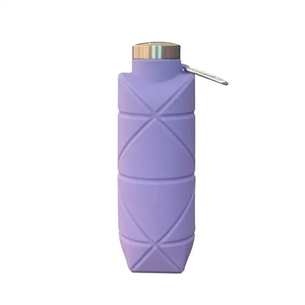 Portable Silicone Diamond Foldable Outdoor Water Bottle