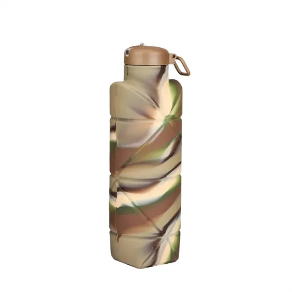 Portable Silicone Diamond Foldable Outdoor Water Bottle