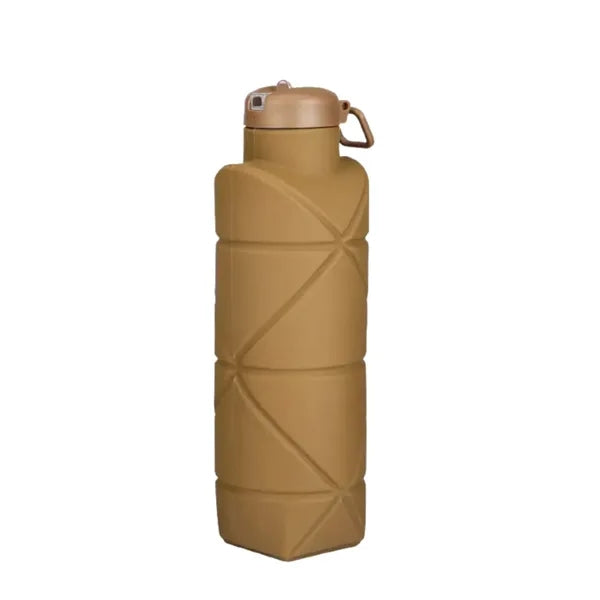 Portable Silicone Diamond Foldable Outdoor Water Bottle