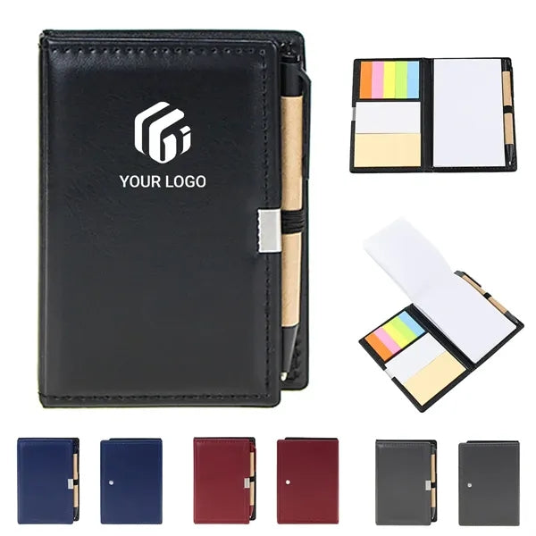 Office school gift page marker sticky note notebook with pen