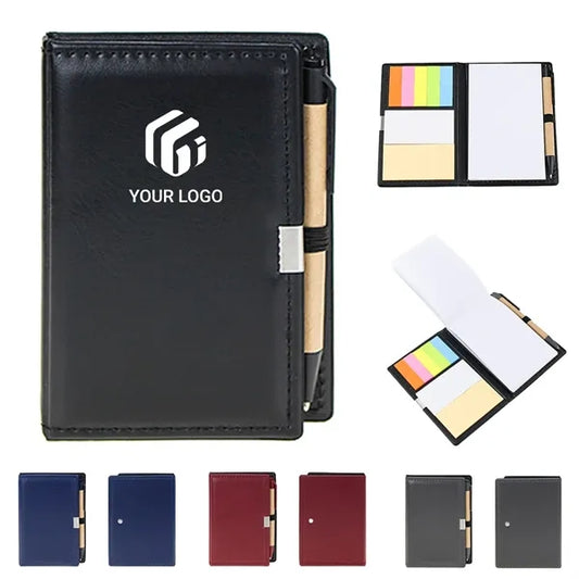 Office school gift page marker sticky note notebook with pen
