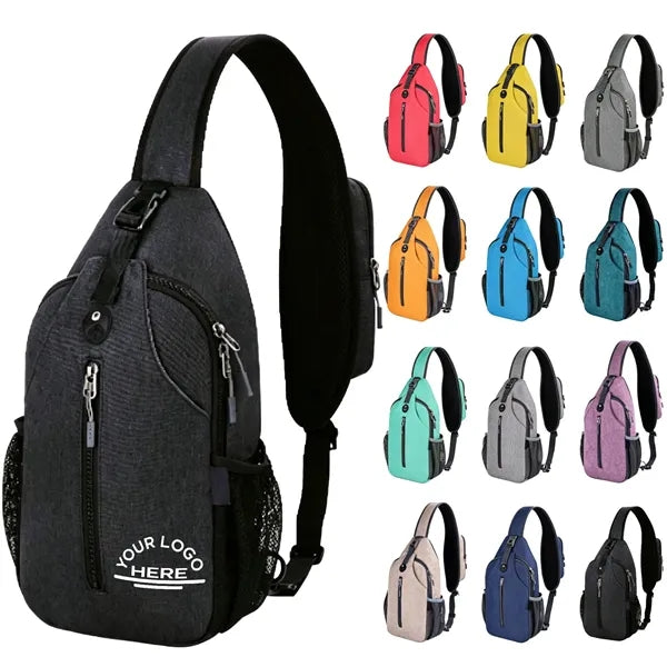 Large Capacity Nylon Sling Bag