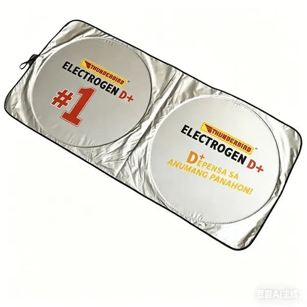 Foldable Car Windshield Sunshade with Logo Printing