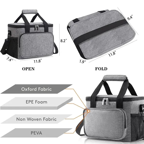Protable Insulated Cooler Bag