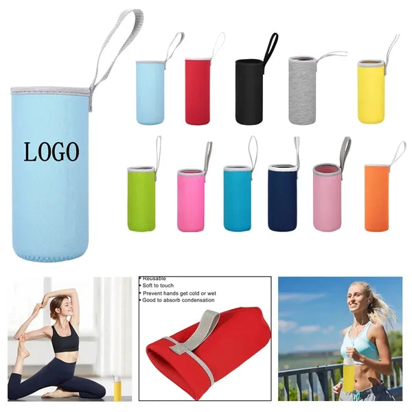 Thermos Glass Cup Protective Neoprene Sleeve Set