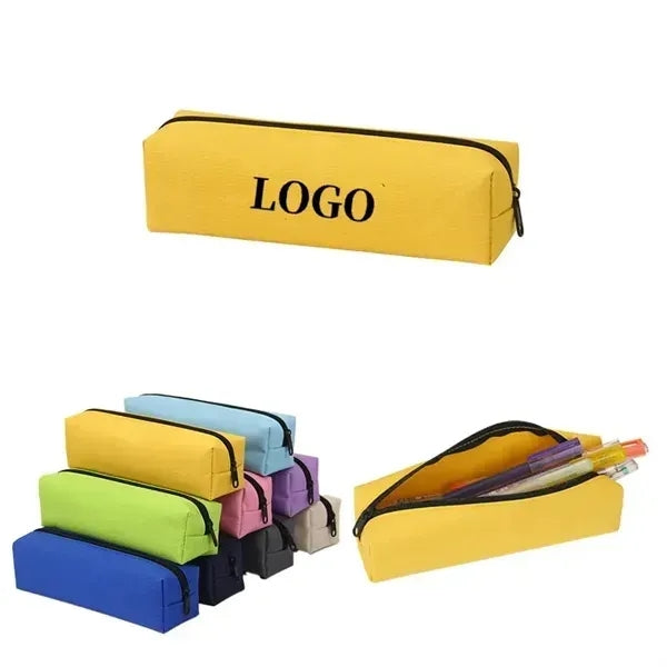 Cute Zipper Oxford Pencil Case Pen Pouch
