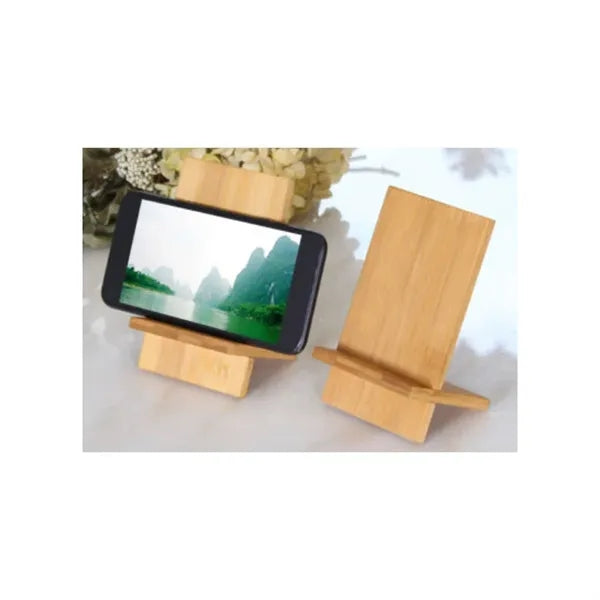 Portable Bamboo Phone Stand
