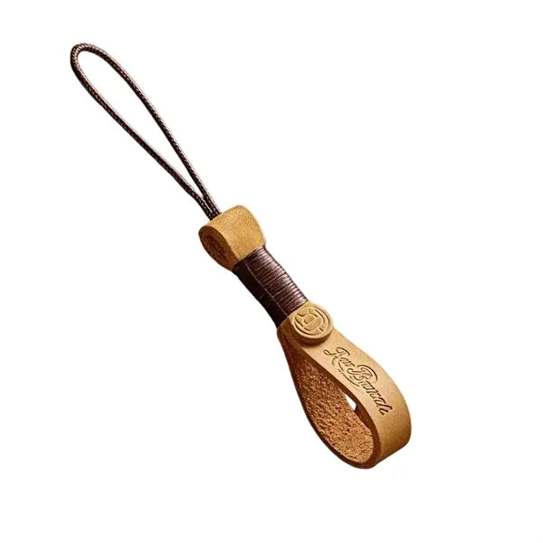 Leather Car Keychain with Custom Logo