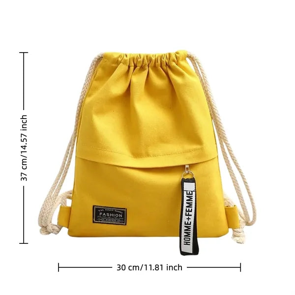 Drawstring Backpack Lightweight Gym Travel Casual Daypack