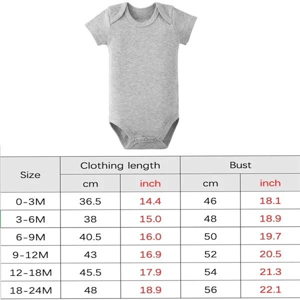 Cotton Short Sleeve Babysuit