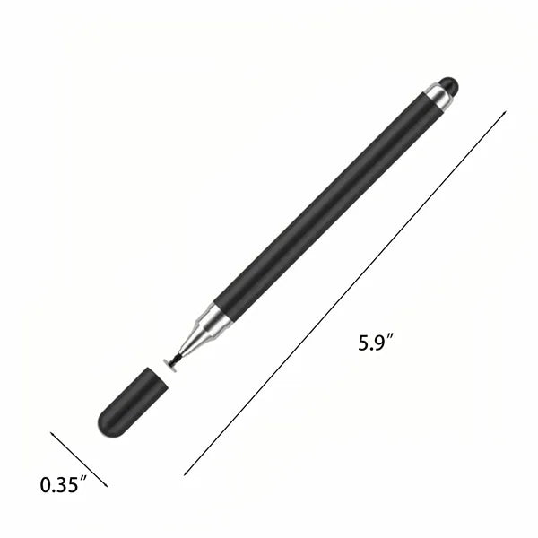 5 9/10" Slim Precise Metal Dual Tip Capacitive Stylus Pen