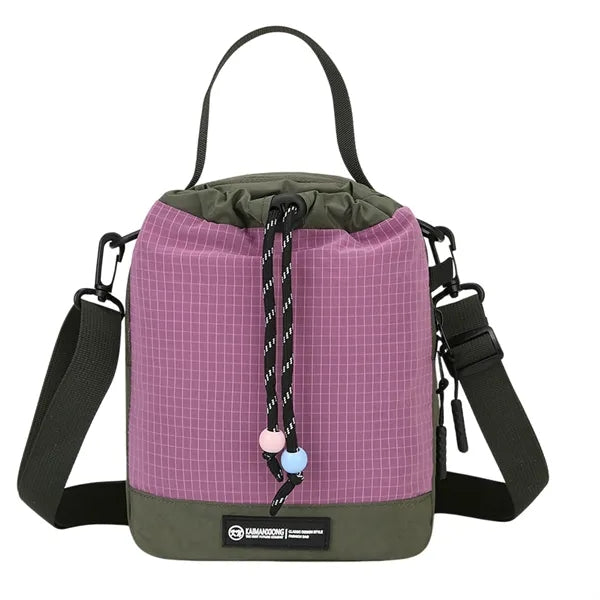 Lightweight Drawstring Bag Adjustable Shoulder Travel Tote