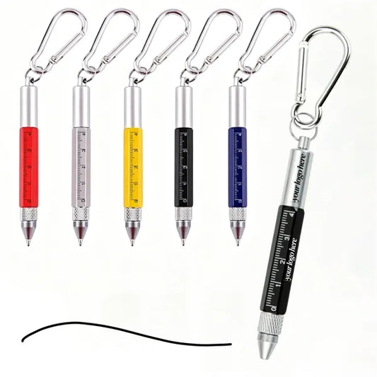 6 in 1 Metal Tool Pen with Attachment