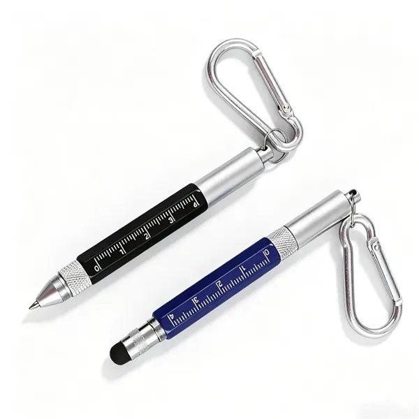 6 in 1 Metal Tool Pen with Attachment