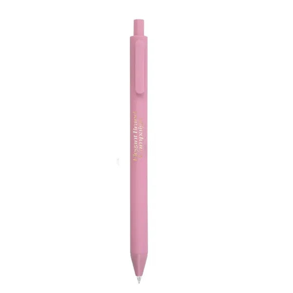 Logo Macaron Color Click Ballpoint Pen Promo Gift