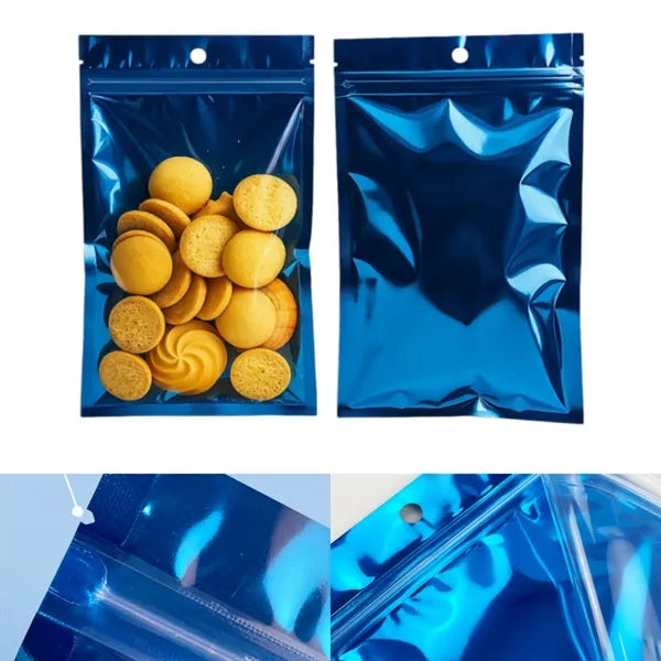 Resealable Food Packaging Bags with Clear Window