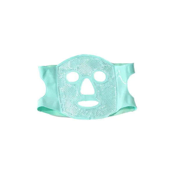 Ice Pack Applied To Facial Mask