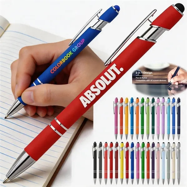 Multi Colors Soft Touch Stylus Pen