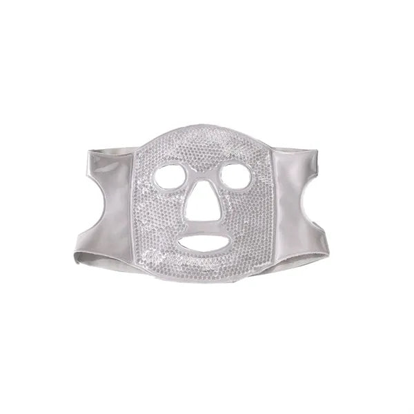 Ice Pack Applied To Facial Mask