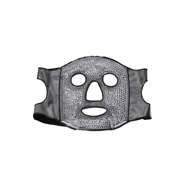 Ice Pack Applied To Facial Mask